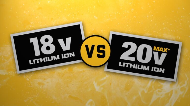 18V Vs 20V Drill