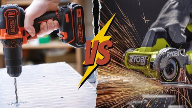 Black And Decker Vs Ryobi Drill