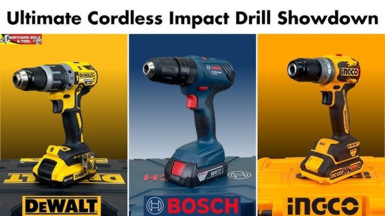 Bosch 18V Drill Vs Dewalt 20V