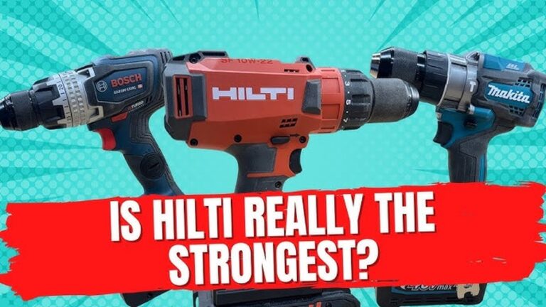 Bosch Vs Hilti Hammer Drill