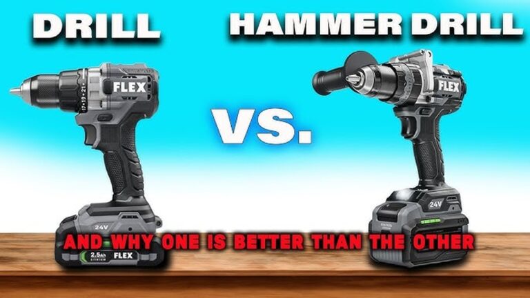 Cordless Drill Vs Hammer Drill