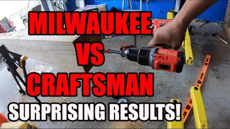 Craftsman Drill Vs Milwaukee