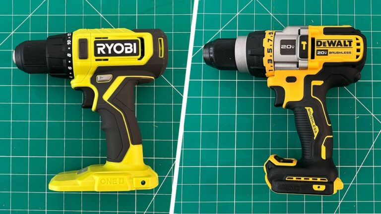 Dewalt 20V Drill Vs Ryobi 18V
