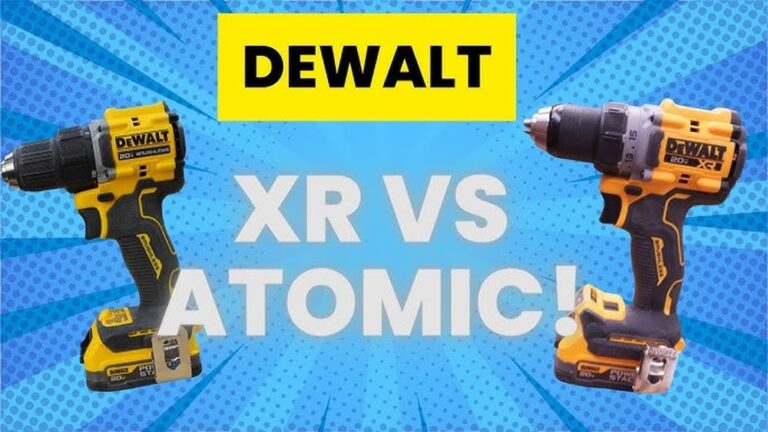 Dewalt Atomic Drill Vs Dewalt 20V
