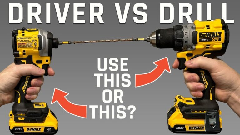 Dewalt Drill Driver Vs Impact Driver