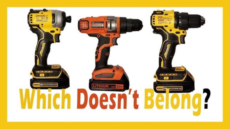 Dewalt Drill Vs Black And Decker