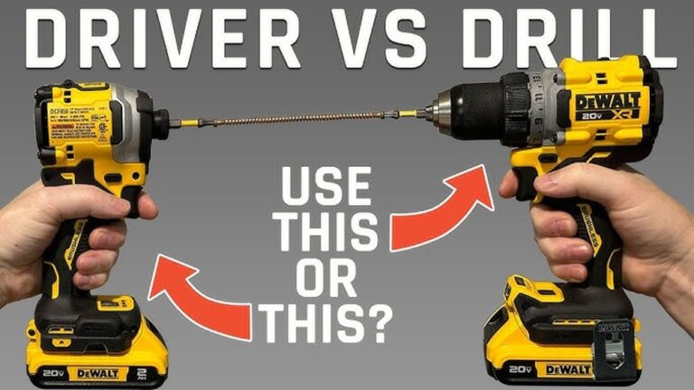 Dewalt Drill Vs Driver