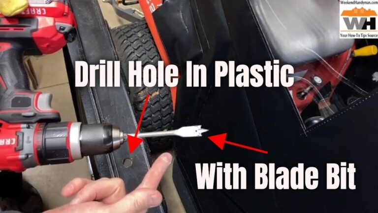 How to Drill Holes into Plastic