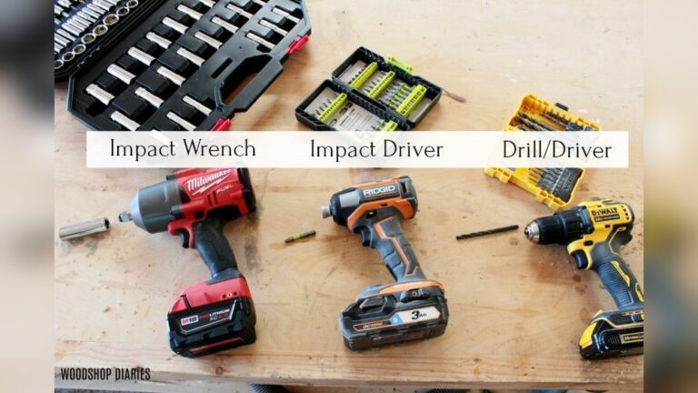 Impact Drill Vs Impact Wrench
