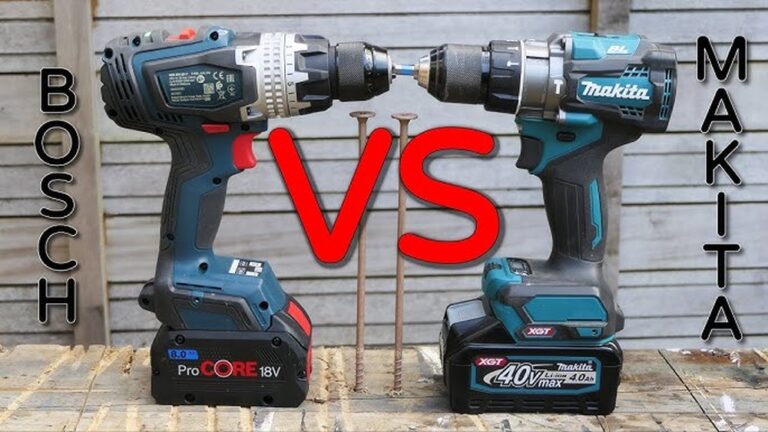 Makita Vs Bosch Hammer Drill