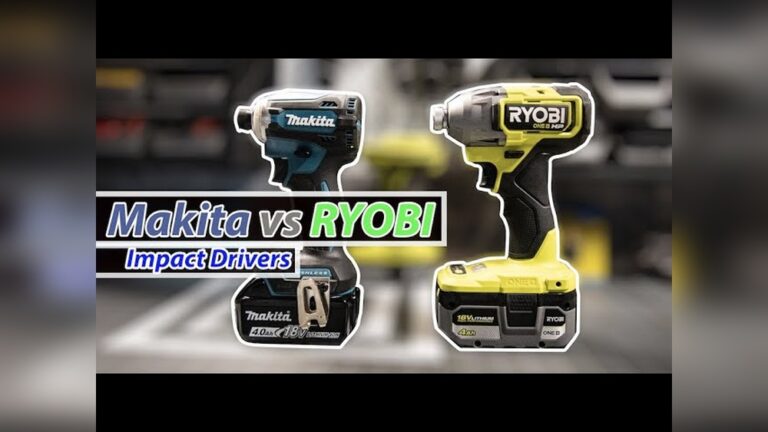 Makita Vs Ryobi Cordless Drill
