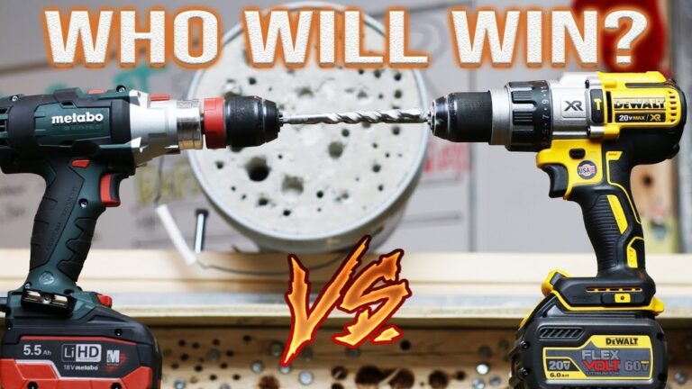 Metabo Drill Vs Dewalt