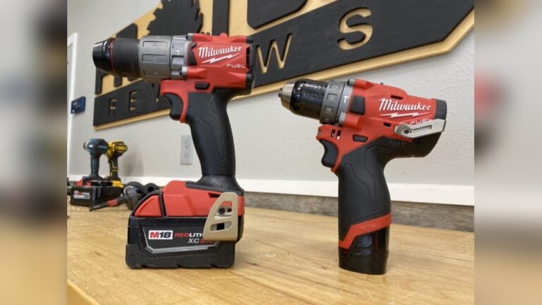 Milwaukee 12V Vs 18V Drill