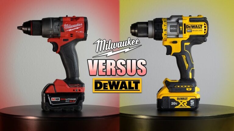Milwaukee M18 Drill Vs Dewalt