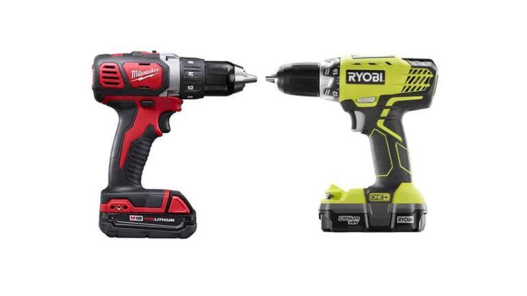 Milwaukee Vs Ryobi Drill
