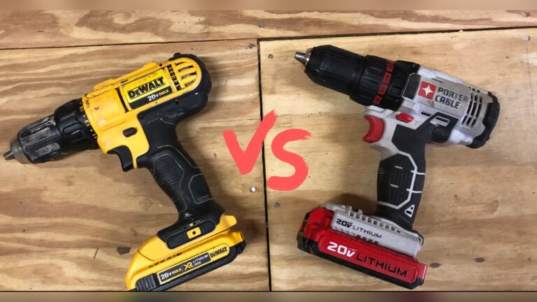 Porter Cable Vs Dewalt Drill