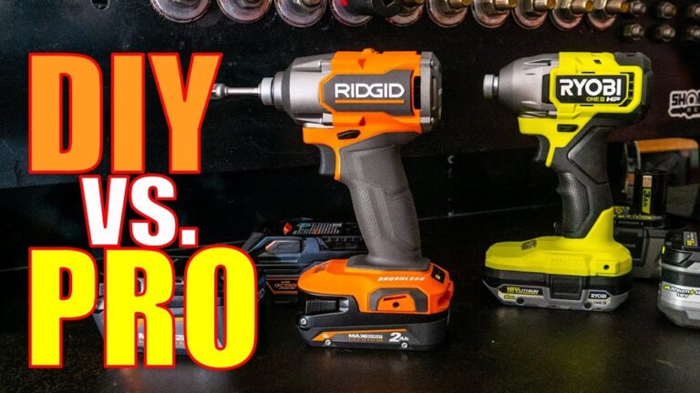 Ridgid Vs Ryobi Drill