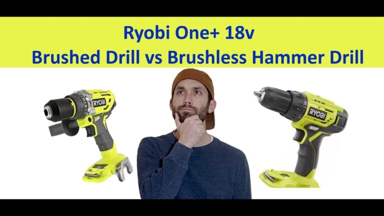 Ryobi Brushless Drill Vs Non Brushless