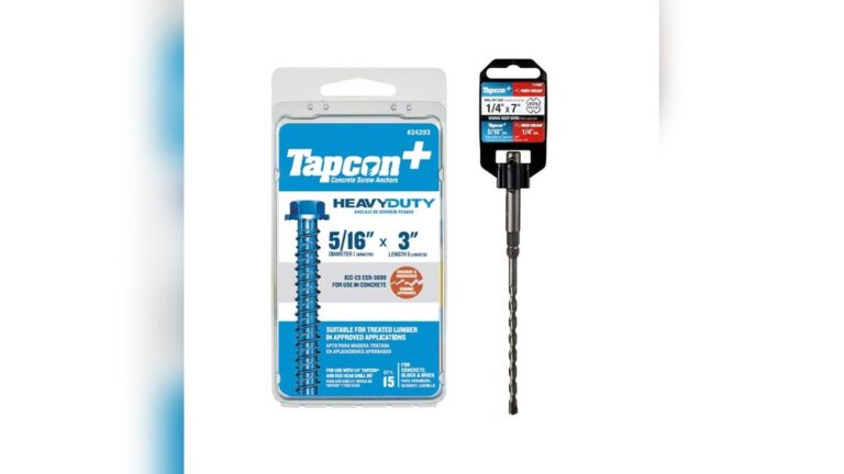 What Size Drill Bit for 5/16 Tapcon