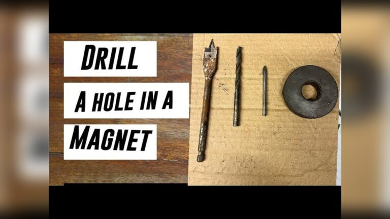 Can You Drill a Hole in a Magnet