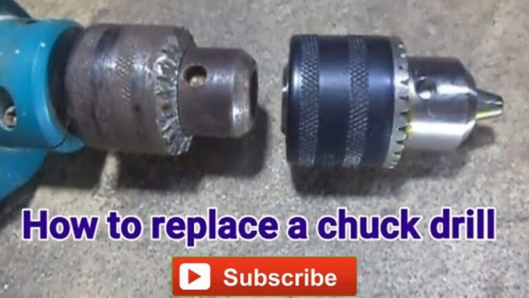 How to Change the Chuck on a Drill