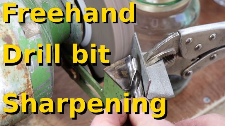 How to Sharpen Drill Bits on a Bench Grinder