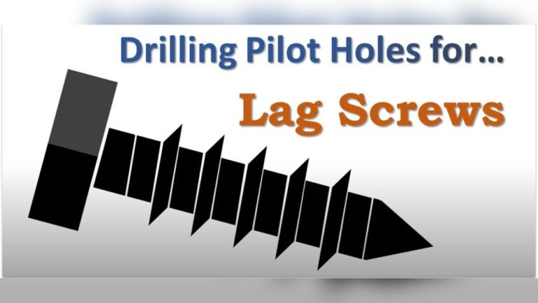 What Size Drill Bit for 3 8 Lag Screw